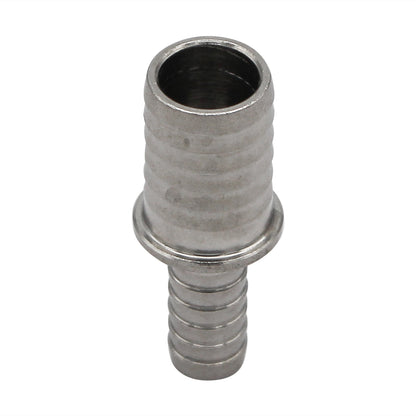 Stainless Steel Barbed Hose Splicer - 5/16" X 1/2"