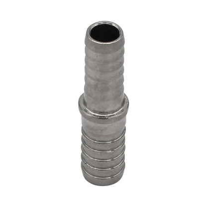 Stainless Steel Barbed Hose Splicer - 5/16" X 3/8"