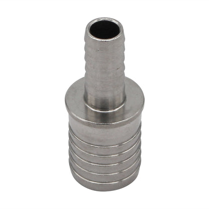 Stainless Steel Barbed Hose Splicer - 5/16" X 5/8"