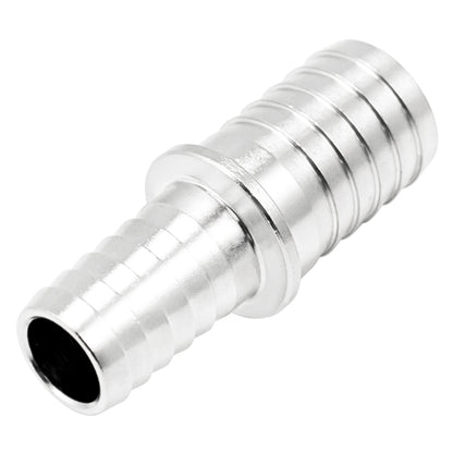Stainless Steel Barbed Hose Splicer - 7/16" X 1/2"