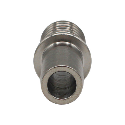 Stainless Steel Barbed Hose Splicer - 7/16" X 1/2"