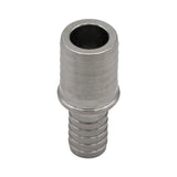 Stainless Steel Barbed Hose Splicer - 7/16" X 5/8"