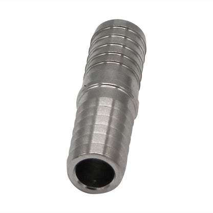 Stainless Steel Barbed Hose Splicer - 7/16"