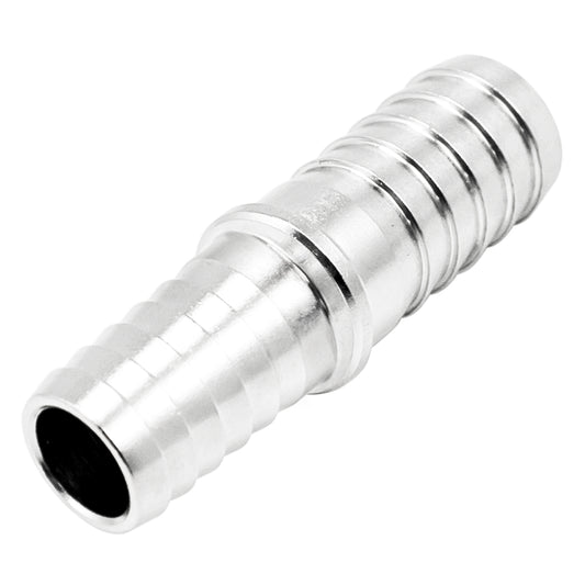 Stainless Steel Barbed Hose Splicer - 7/16"