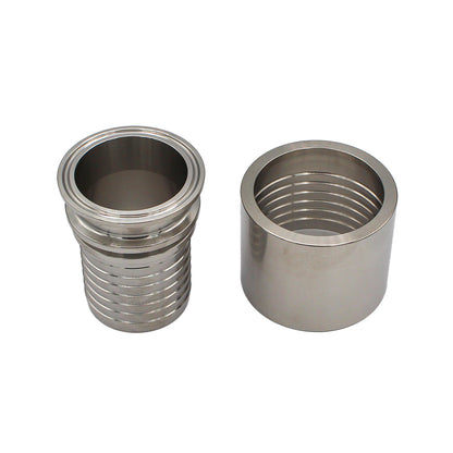 2" Tri Clamp X 2" OD Swage Crimp Collar - Tri Clover Sanitary Stainless Steel Fitting