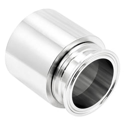 Kegland Stainless Steel Tri-Clover Swage Crimp Collar - 2" TC X 2" OD Barb