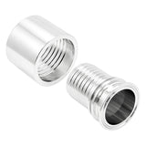 Kegland Stainless Steel Tri-Clover Swage Crimp Collar - 2" TC X 2" OD Barb