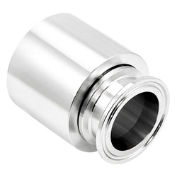 Stainless Steel Tri-Clover Swage Crimp Collar - 1.5" TC X 1 1/2" OD Barb