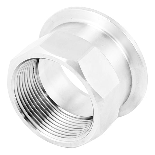 Stainless Steel Tri-Clover Fitting - 2" TC X 1 1/4" Female NPT