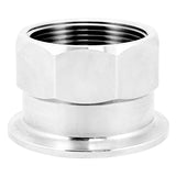Stainless Steel Tri-Clover Fitting - 2" TC X 1 1/4" Female NPT