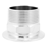 Stainless Steel Tri-Clover Fitting - 2" TC X 1 1/4" Male NPT