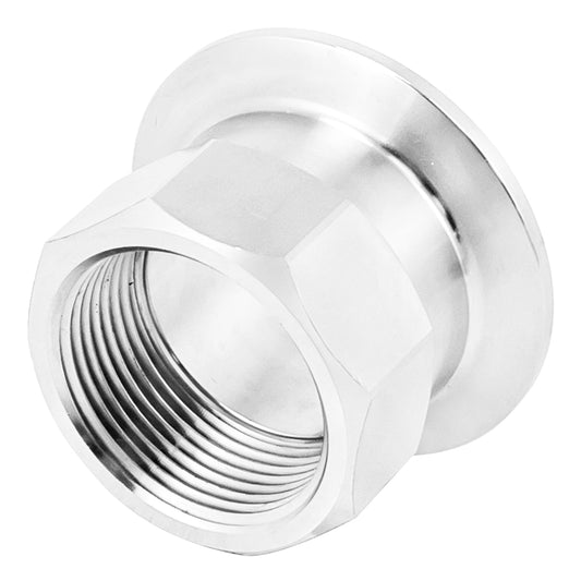 Stainless Steel Tri-Clover Fitting - 2" TC X 1 1/2" Female NPT