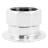 Stainless Steel Tri-Clover Fitting - 2" TC X 1 1/2" Female NPT
