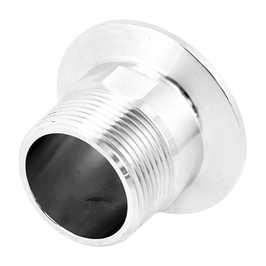 Stainless Steel Tri-Clover Fitting - 2" TC X 1 1/2" Male NPT