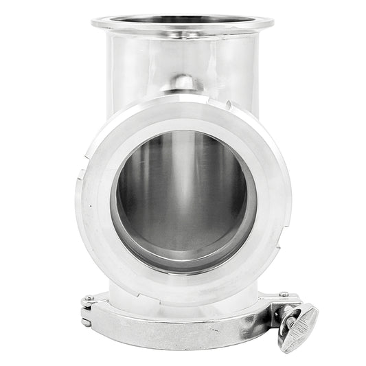 3" Tri Clamp Sight Glass Union Tee (Flute Section) Kit - Tri Clover Sanitary Stainless Steel