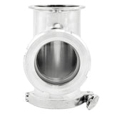 Stainless Steel Tri-Clover Sight Glass Union Tee Kit - 3" TC