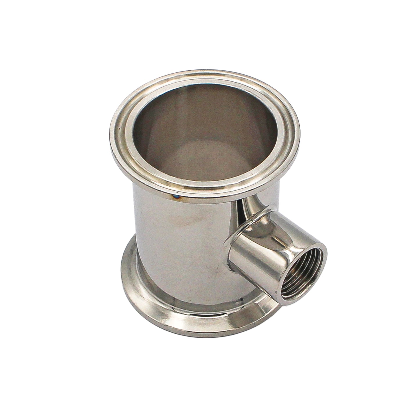 2" Tri Clamp Extension Tube with Thermometer (2 3/4") - Tri Clover Sanitary Stainless Steel