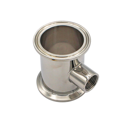 2" Tri Clamp Extension Tube with Thermometer (2 3/4") - Tri Clover Sanitary Stainless Steel