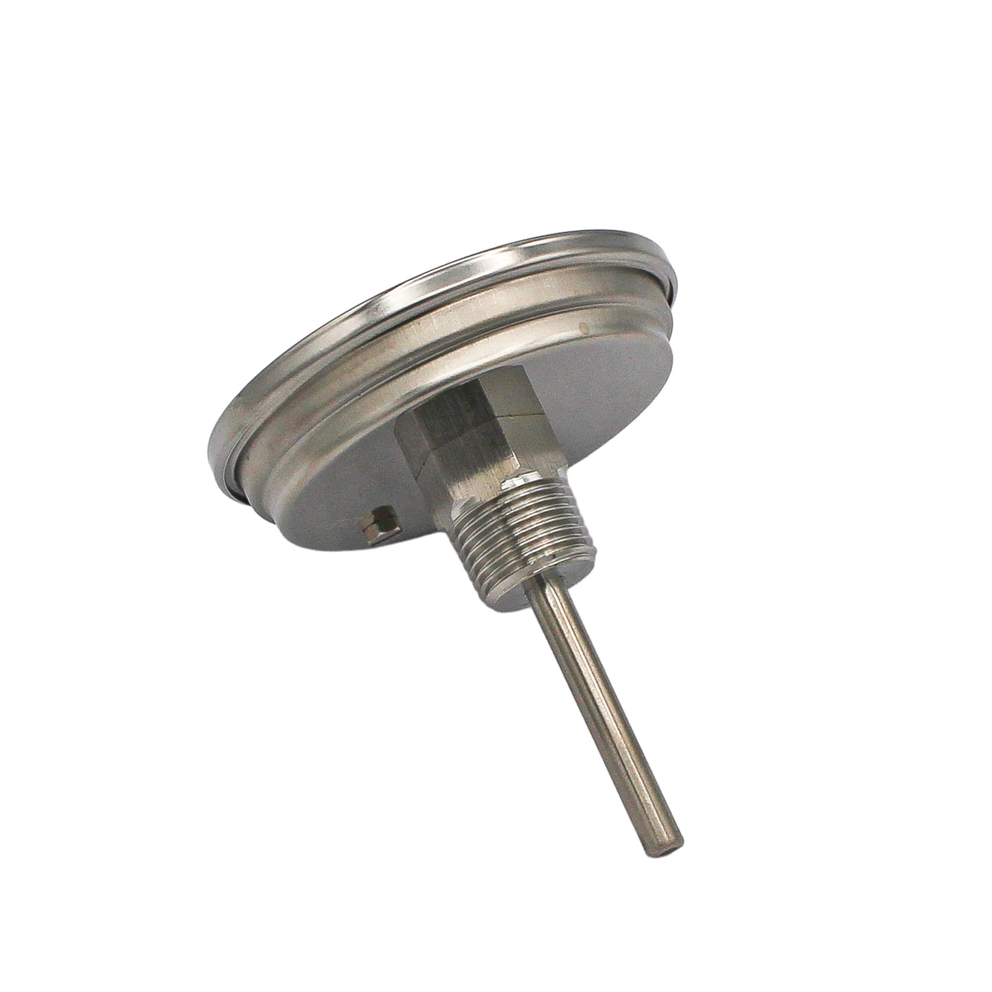 2" Tri Clamp Extension Tube with Thermometer (2 3/4") - Tri Clover Sanitary Stainless Steel