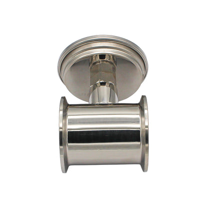 2" Tri Clamp Extension Tube with Thermometer (2 3/4") - Tri Clover Sanitary Stainless Steel