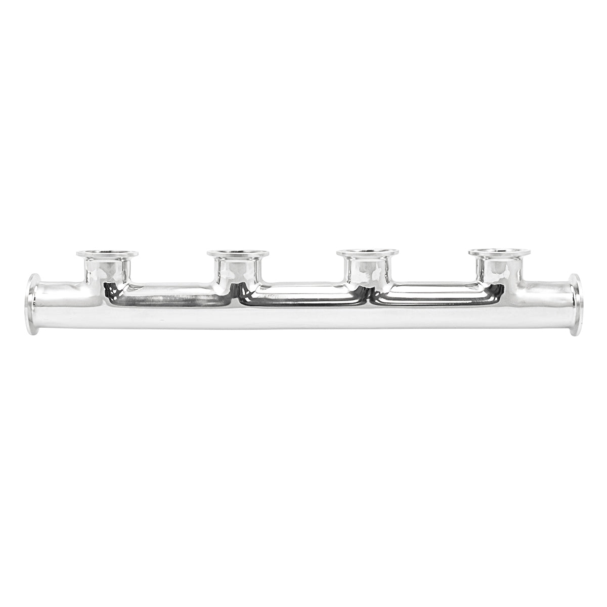 Stainless Steel Tri-Clover Manifold - 1.5" TC (4 Ports)
