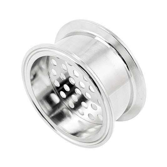 Stainless Steel Tri-Clover Filter Support Plate - 3" TC (2 3/4")