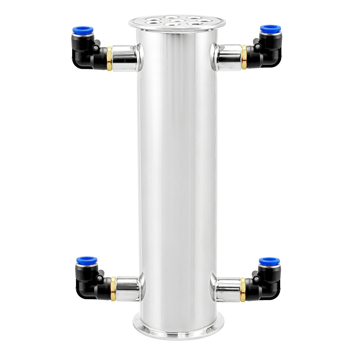 Stainless Steel Super Dephlegmator - 3" TC | 1/2" Female NPT (11 3/4")