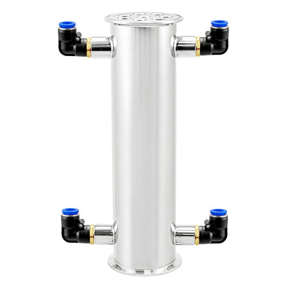 Stainless Steel Super Dephlegmator - 3" TC | 1/2" Female NPT (11 3/4")