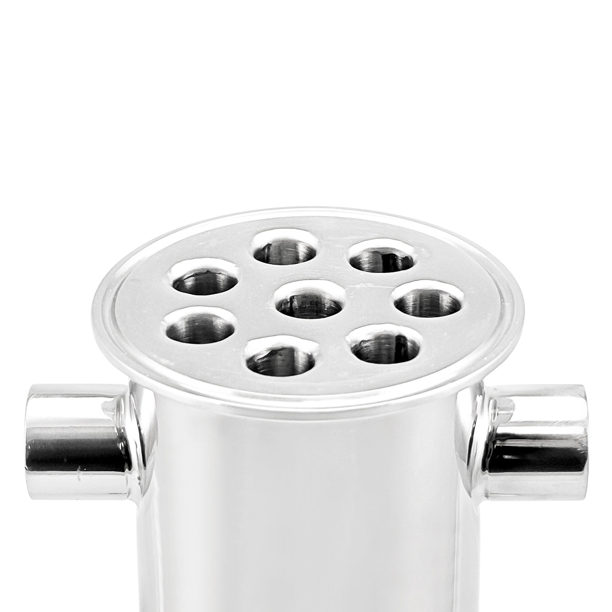 Stainless Steel Super Dephlegmator - 3" TC | 1/2" Female NPT (11 3/4")