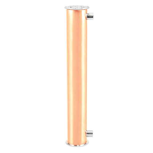 Copper Condenser - 3" TC | 1/2" Female NPT (19 3/4")