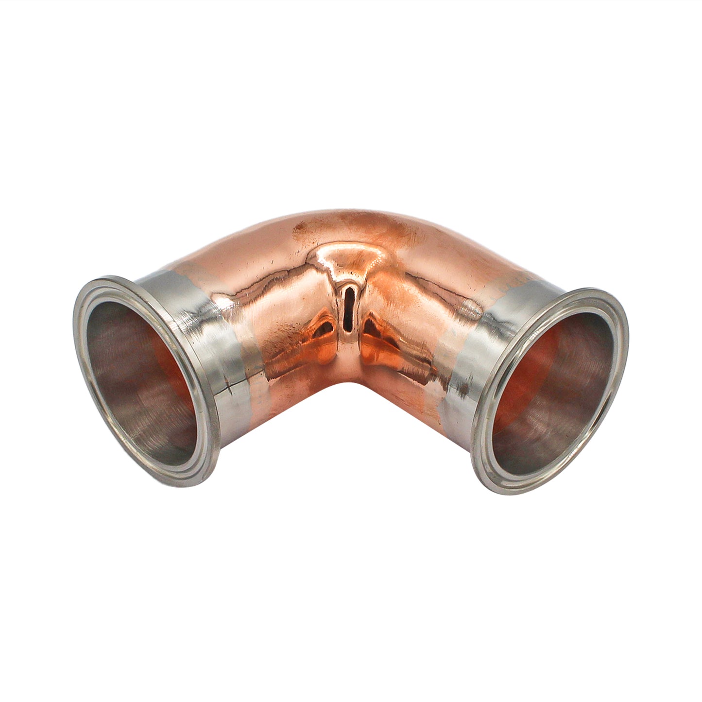 2" Tri Clamp 90° Elbow - Copper Tri Clover Sanitary Fitting