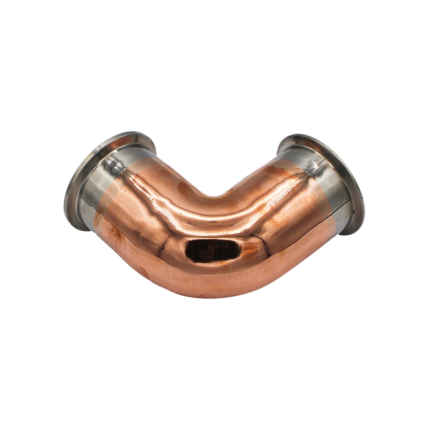 2" Tri Clamp 90° Elbow - Copper Tri Clover Sanitary Fitting