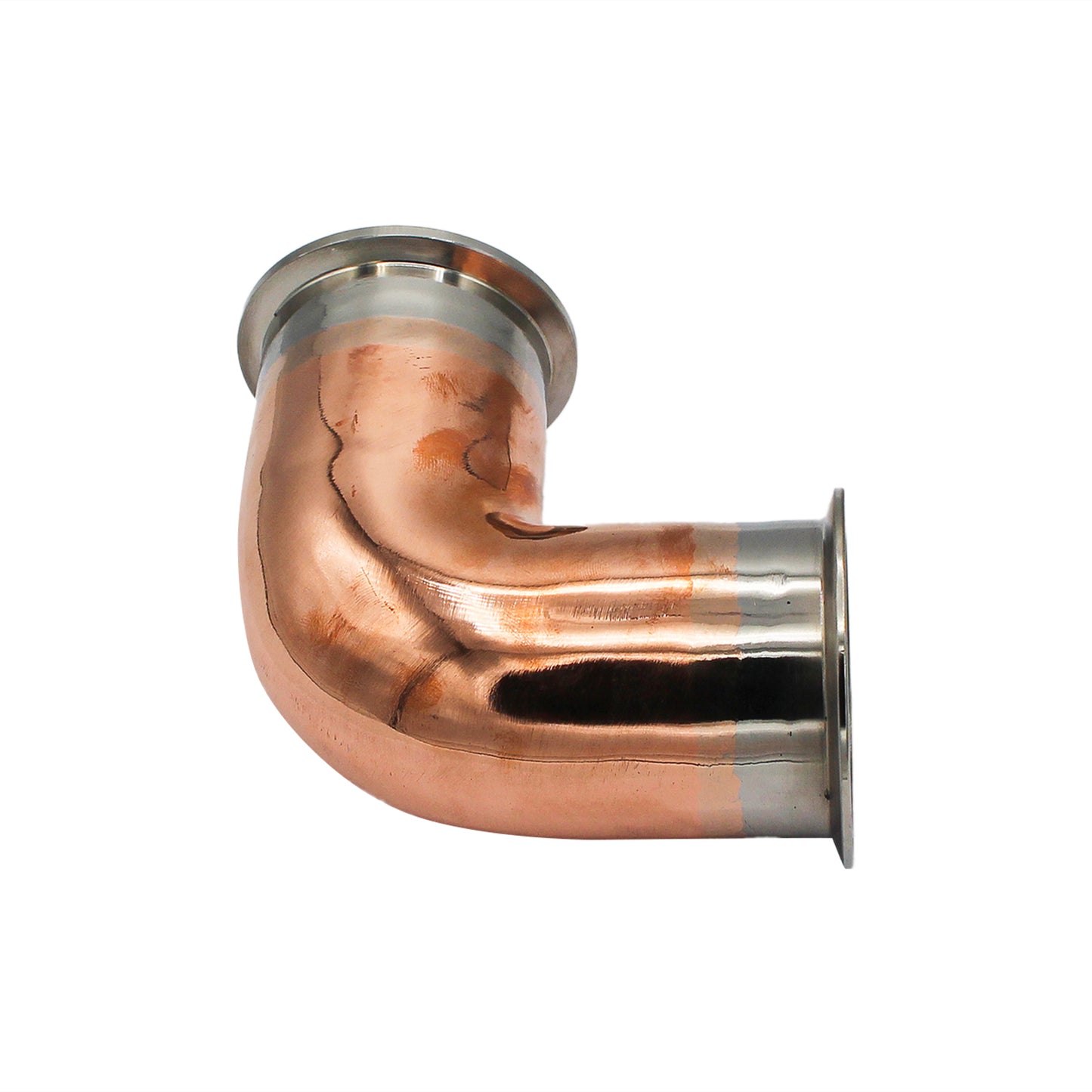 2" Tri Clamp 90° Elbow - Copper Tri Clover Sanitary Fitting