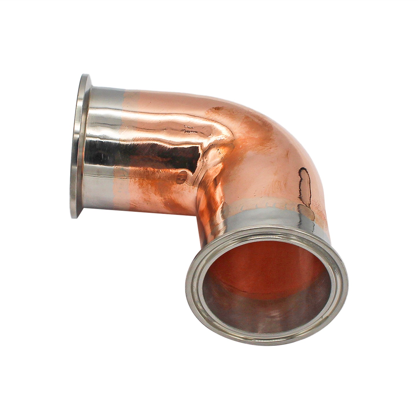 2" Tri Clamp 90° Elbow - Copper Tri Clover Sanitary Fitting