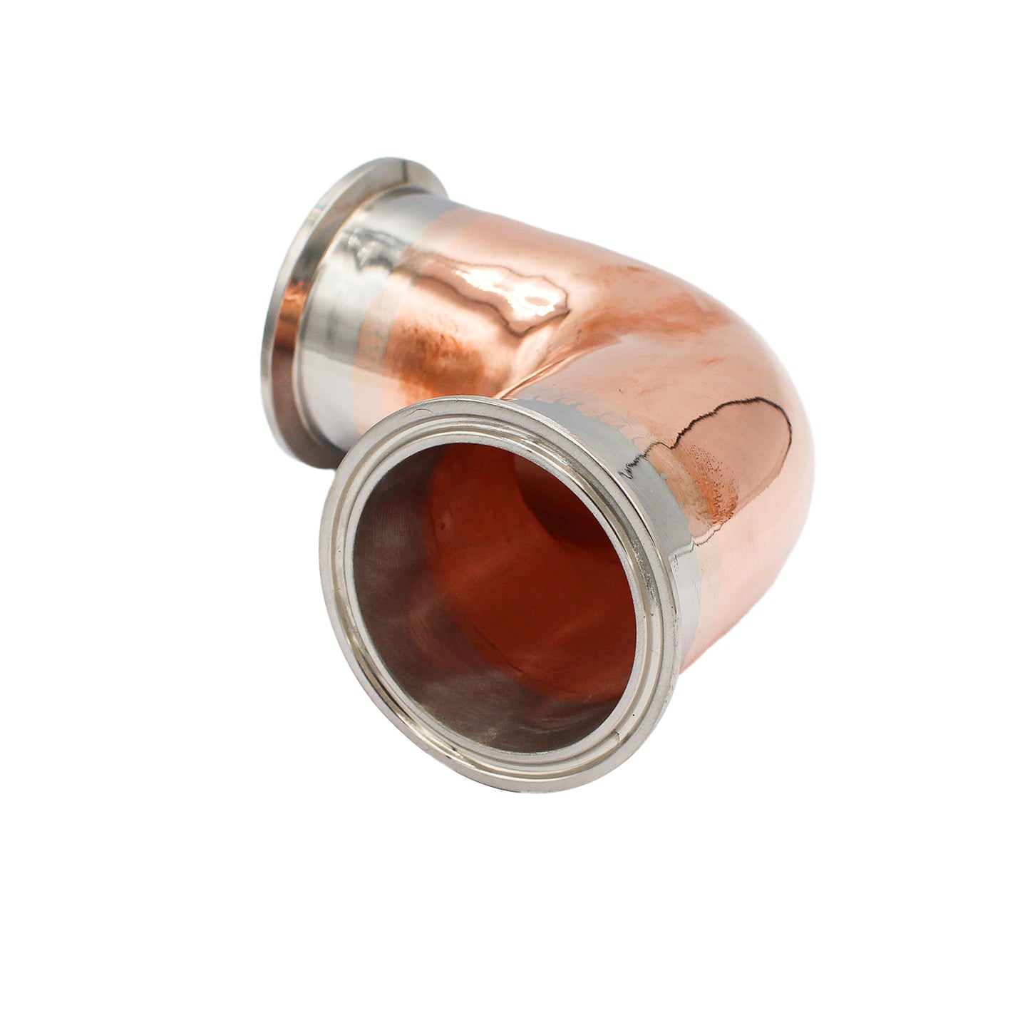 2" Tri Clamp 90° Elbow - Copper Tri Clover Sanitary Fitting
