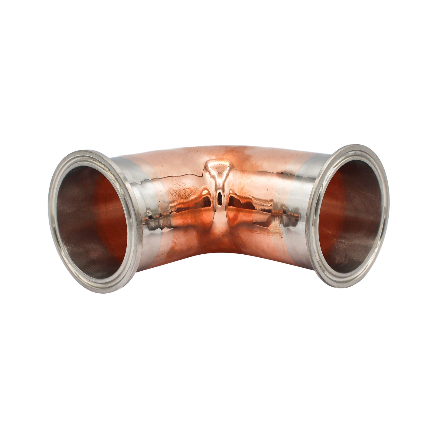 2" Tri Clamp 90° Elbow - Copper Tri Clover Sanitary Fitting
