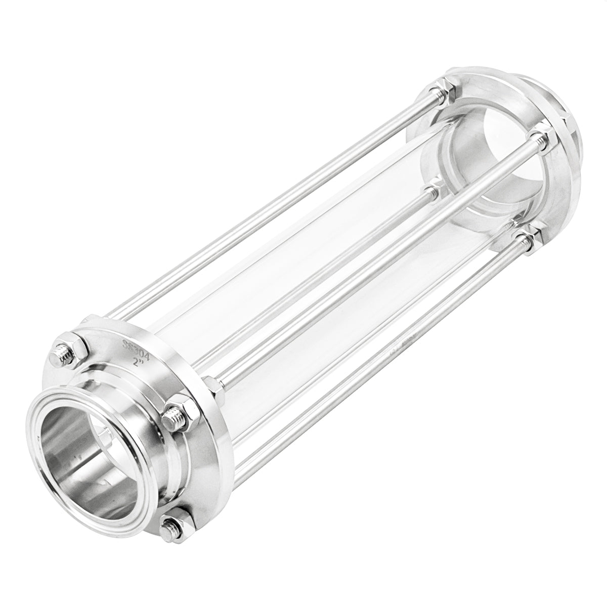 2" Tri Clamp Sight Glass 12" Length - Tri Clover Sanitary Stainless Steel Fitting