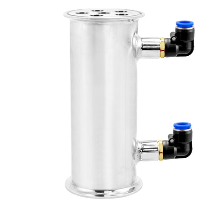 Stainless Steel Dephlegmator - 3" TC | 1/2" Female NPT (7 7/8")