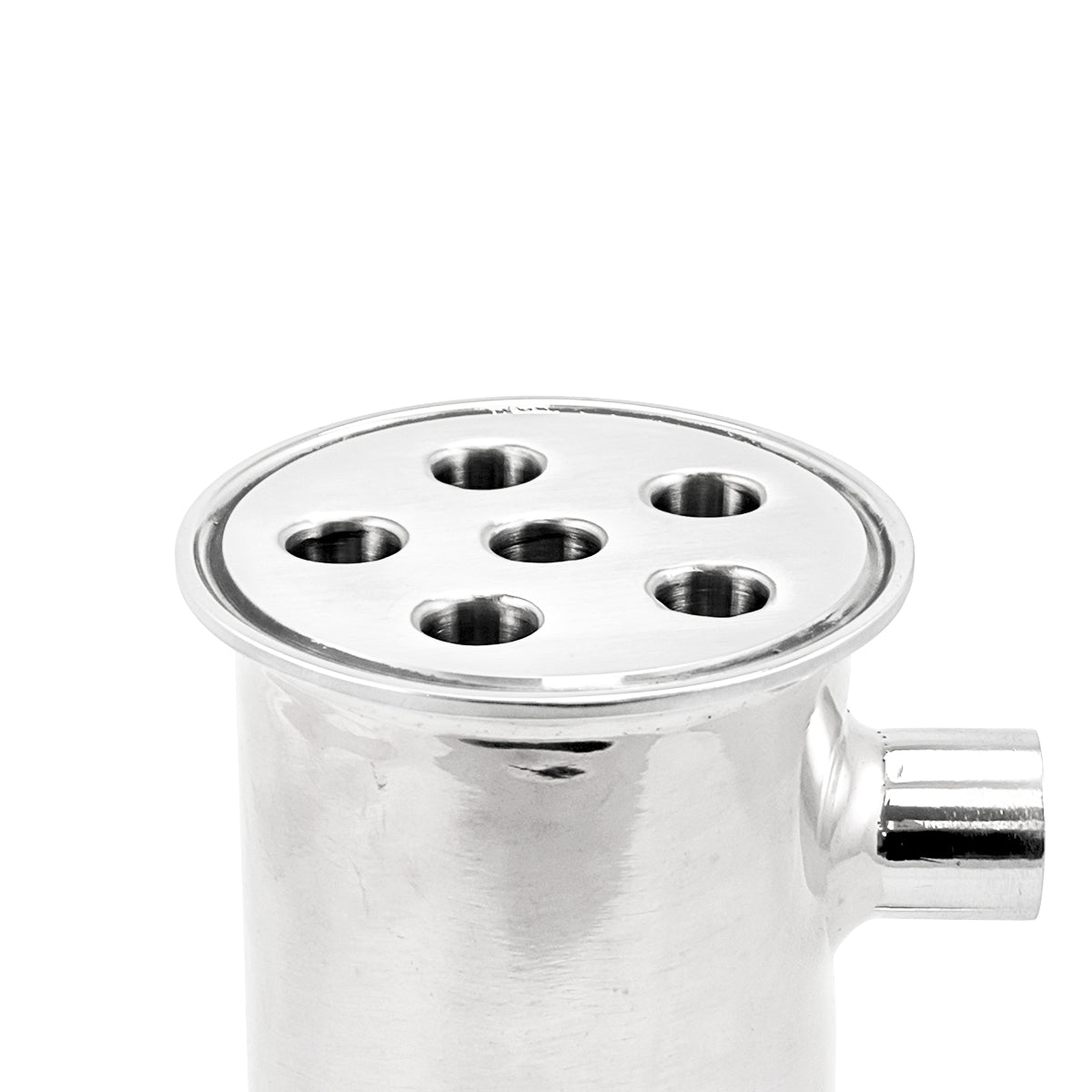 Stainless Steel Dephlegmator - 3" TC | 1/2" Female NPT (7 7/8")