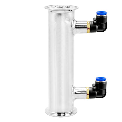 Stainless Steel Dephlegmator - 2" TC | 1/2" Female NPT (7 7/8")