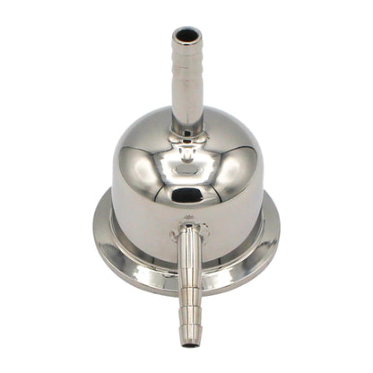 Stainless Steel Tri-Clover Still Column Adapter - 2" TC X 3/8" OD Barb -  Canuck Homebrew Supply, Canada