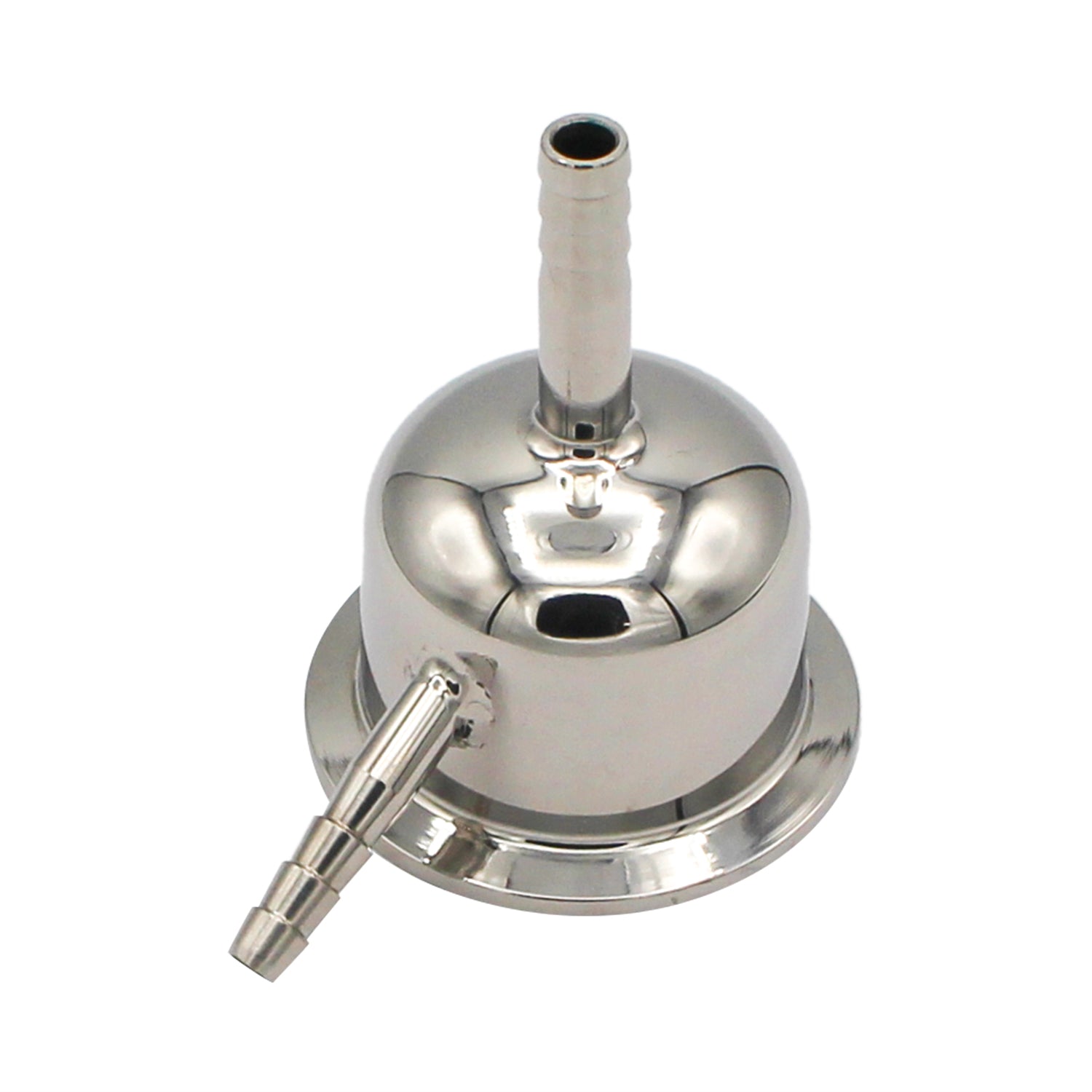 Stainless Steel Tri-Clover Still Column Adapter - 2" TC X 3/8" OD Barb -  Canuck Homebrew Supply, Canada