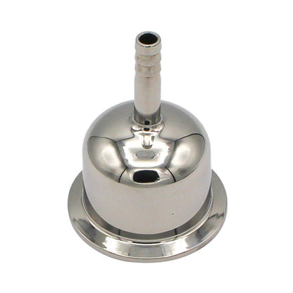 Stainless Steel Tri-Clover Still Column Adapter - 2" TC X 3/8" OD Barb -  Canuck Homebrew Supply, Canada