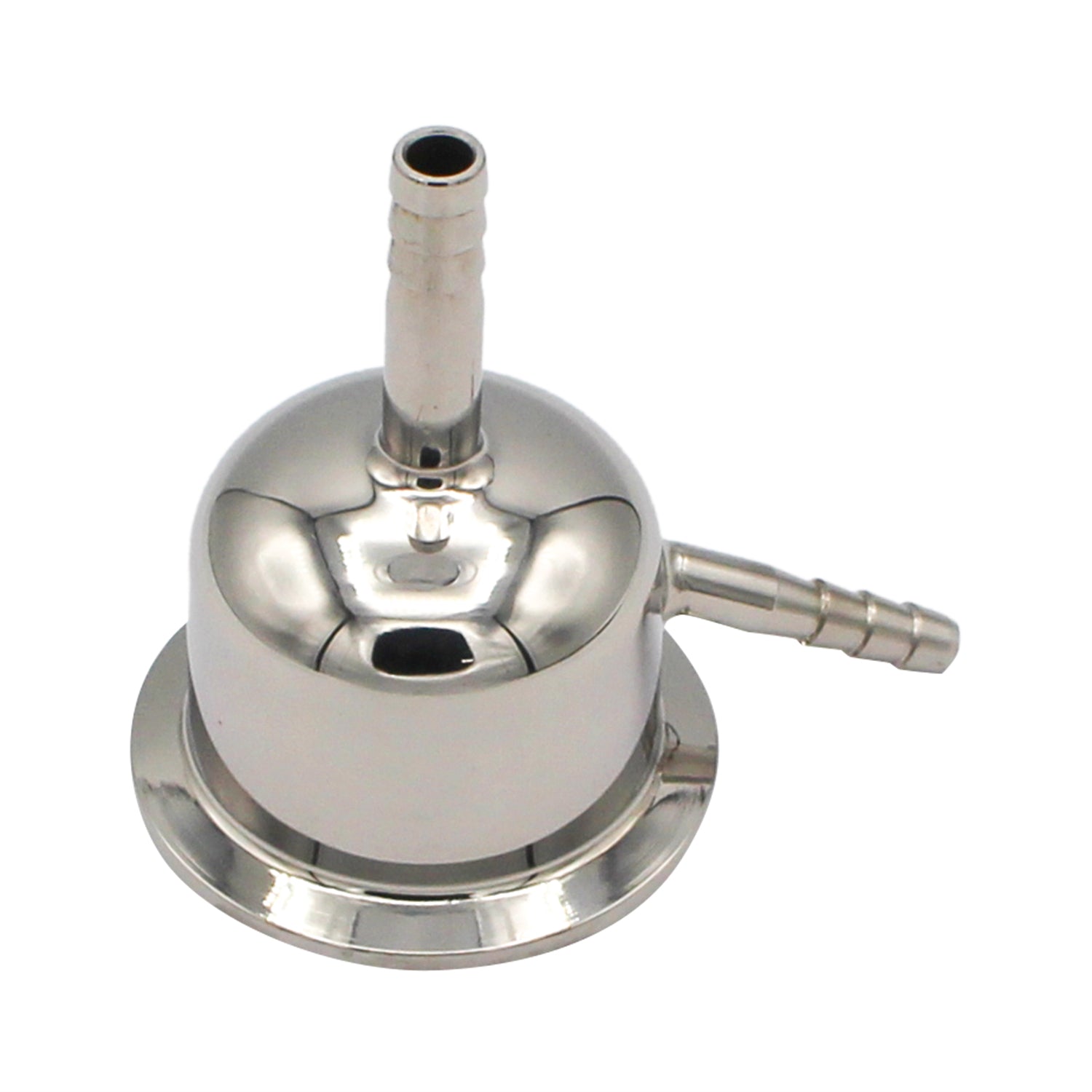 Stainless Steel Tri-Clover Still Column Adapter - 2" TC X 3/8" OD Barb -  Canuck Homebrew Supply, Canada