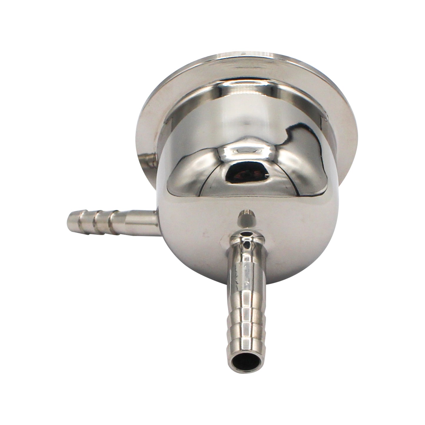 Stainless Steel Tri-Clover Still Column Adapter - 2" TC X 3/8" OD Barb -  Canuck Homebrew Supply, Canada