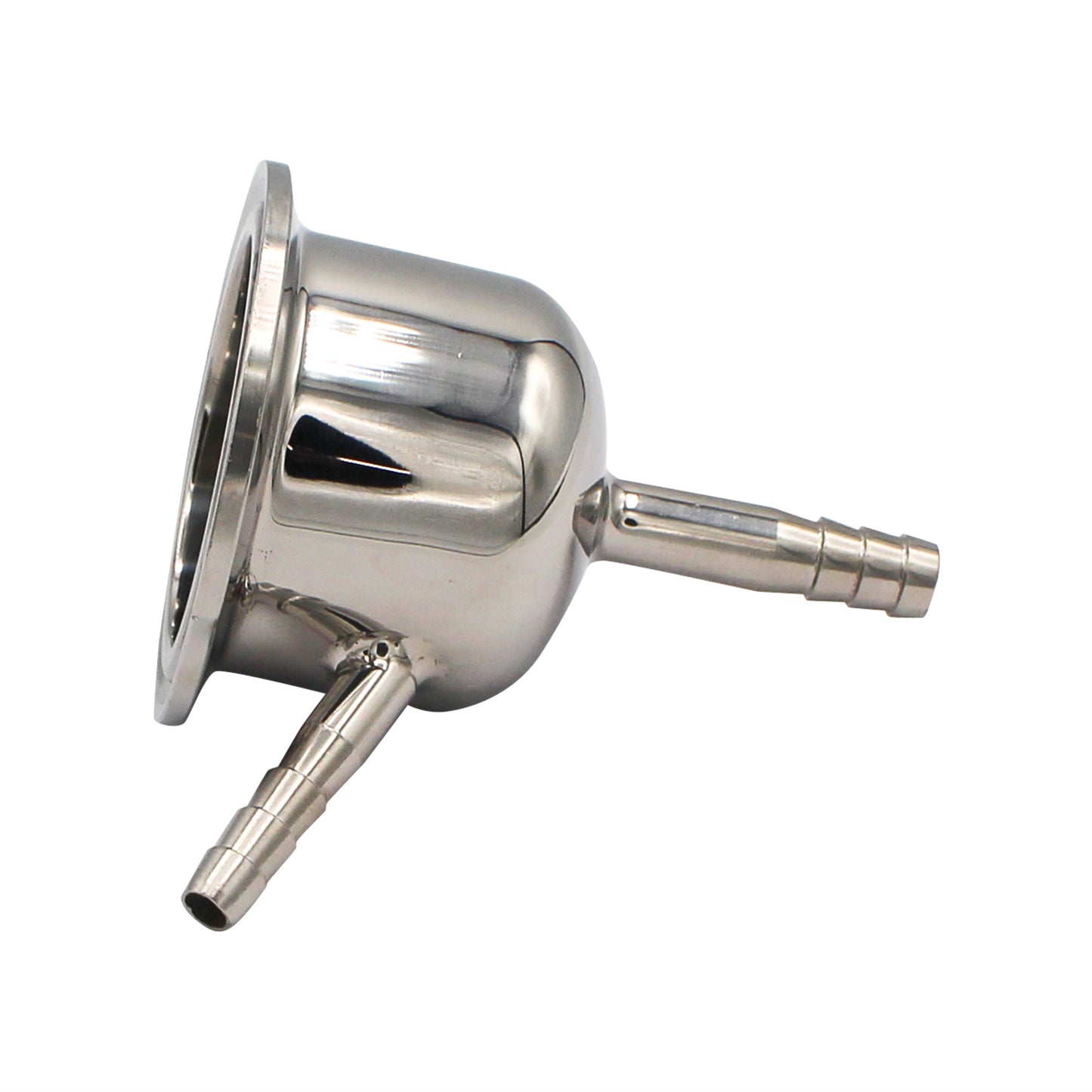 Stainless Steel Tri-Clover Still Column Adapter - 2" TC X 3/8" OD Barb -  Canuck Homebrew Supply, Canada