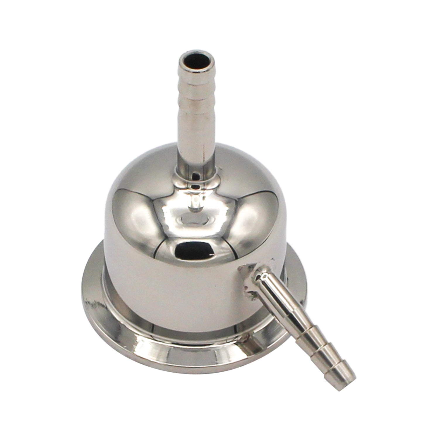 Stainless Steel Tri-Clover Still Column Adapter - 2" TC X 3/8" OD Barb -  Canuck Homebrew Supply, Canada
