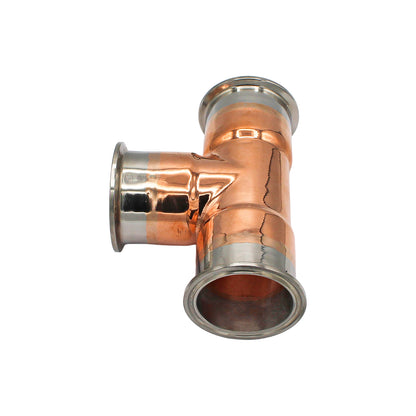 Copper Tri-Clover Tee - 2 TC