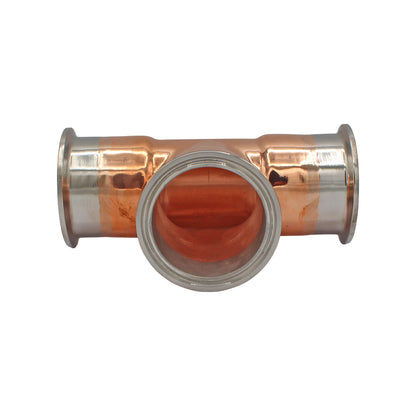 Copper Tri-Clover Tee - 2 TC