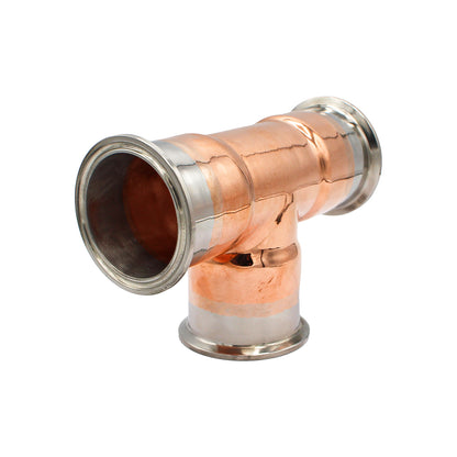 Copper Tri-Clover Tee - 2 TC